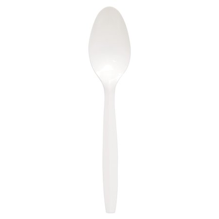 DART Regal Mediumweight Cutlery, Full-Size, Teaspoon, White, PK1000 S6SW